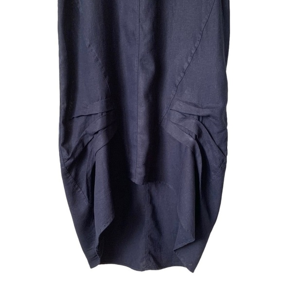 NEW FOR CYNTHIA LINEN Blend Cowl Neck Sleeveless Sheath Dress Size XS - Picture 5 of 9